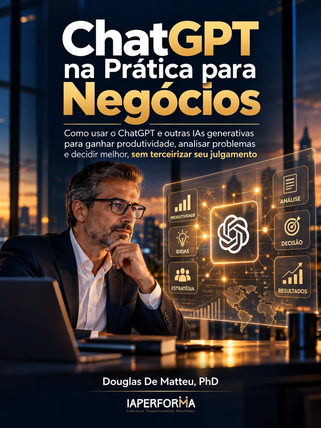 Capa de ChatGPT na Prática para Negócios